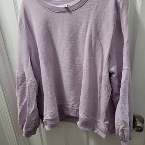Time and tru  xxxl 22 lavender sweatshirt
